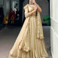 Antique Gold Flair Lehenga Set
