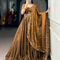 Antique Gold Flair Lehenga Set