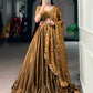 Antique Gold Flair Lehenga Set