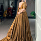 Antique Gold Flair Lehenga Set