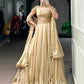 Antique Gold Flair Lehenga Set