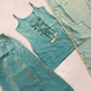 Aqua Mirror Work Kurti Palazzo Set