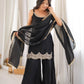 Aqua Mirror Work Kurti Palazzo Set