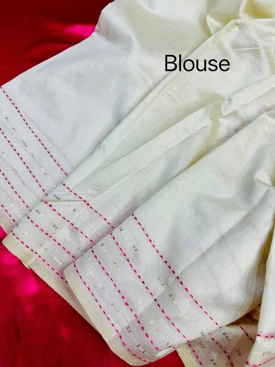 Assam Cotton Embroidered Saree for Casual and Semi Formal Wear