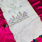 Assam Cotton Embroidered Saree for Casual and Semi Formal Wear