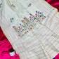 Assam Cotton Embroidered Saree for Casual and Semi Formal Wear