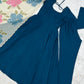 Teal Pearl Yoke Anarkali Gown
