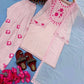 Baby Pink Crepe Embroidered Suit with Farshi Plazzo & Dupatta – Elegant Festive & Party We