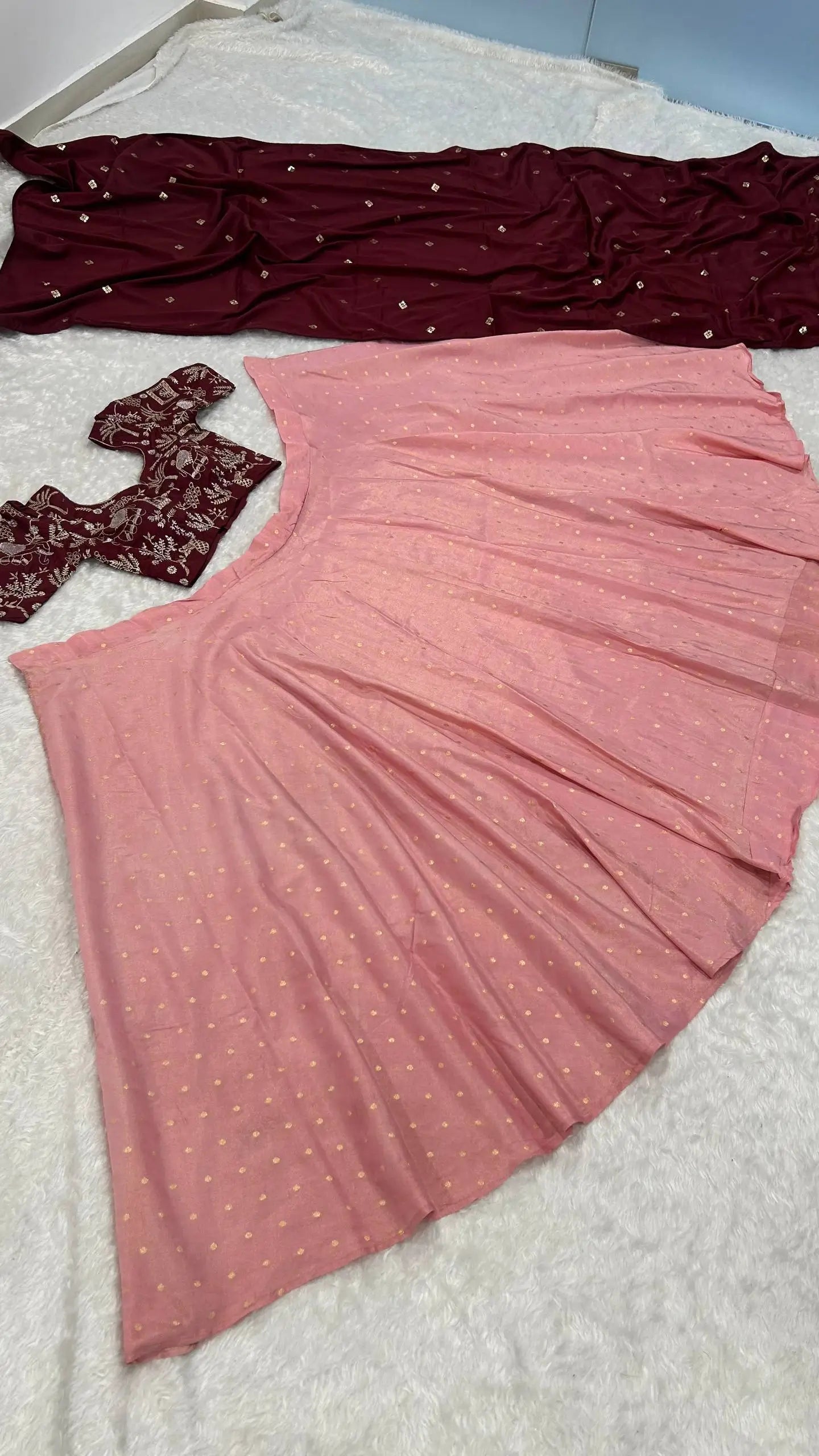 Banarasi Zari Silk Lehenga Set