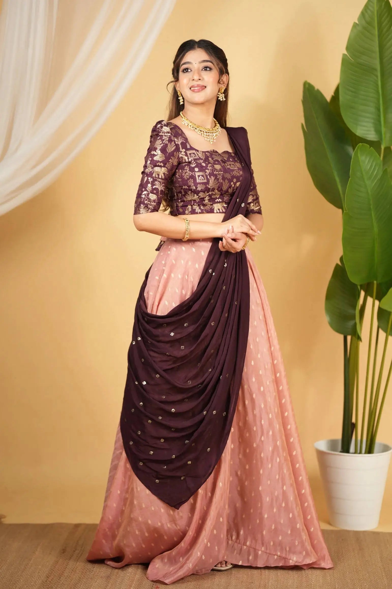 Banarasi Zari Silk Lehenga Set