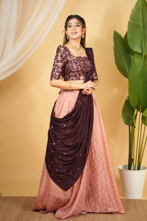 Banarasi Zari Silk Lehenga Set
