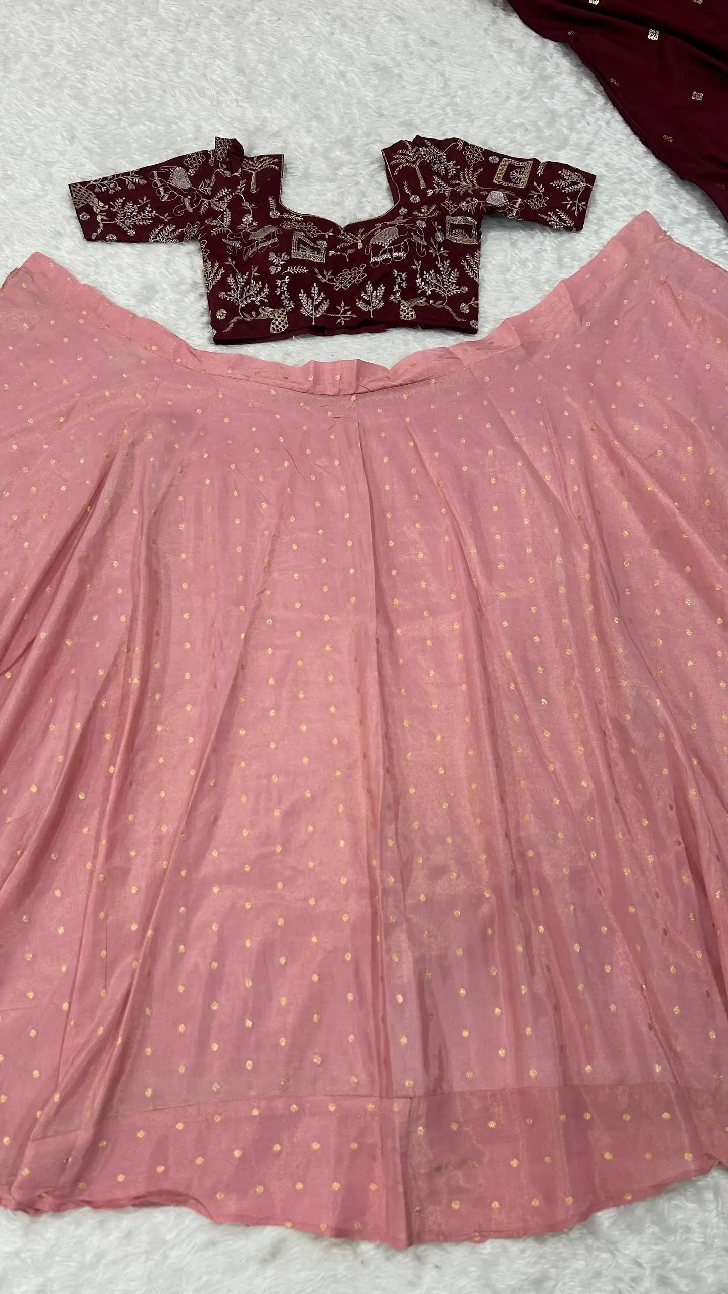 Banarasi Zari Silk Lehenga Set