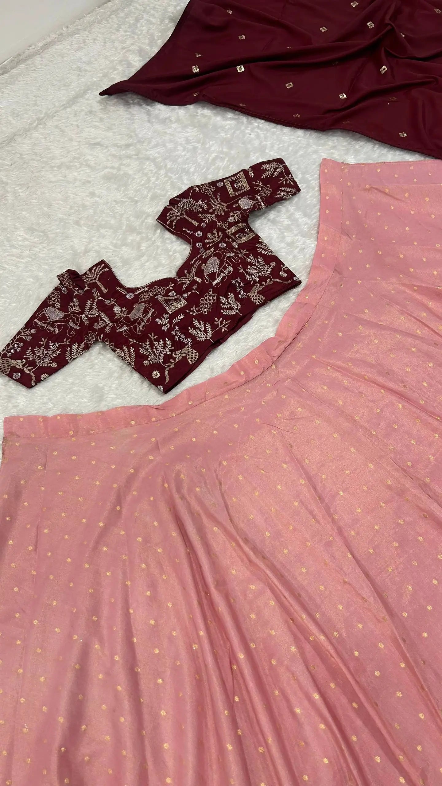 Banarasi Zari Silk Lehenga Set