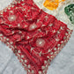 Bandhani Hand Gota Patti Work Georgette Saree Set