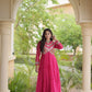 Bandhani Kutchi Patchwork Anarkali Gown