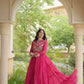 Bandhani Kutchi Patchwork Anarkali Gown