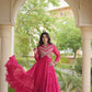 Bandhani Kutchi Patchwork Anarkali Gown
