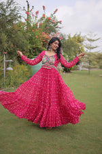 Bandhani Kutchi Patchwork Gown
