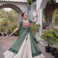 Bandhani Medallion Jacket Lehenga