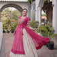 Bandhani Medallion Jacket Lehenga