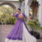 Bandhani Medallion Jacket Lehenga
