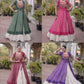 Bandhani Medallion Jacket Lehenga