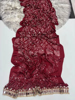 Bandhani Mirror Work Saree