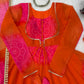 Bandhani Print Anarkali Gown