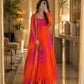 Bandhani Print Anarkali Gown