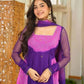 Bandhani Print Anarkali Gown