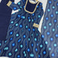 Bandhani Print Georgette Gown Set