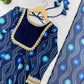 Bandhani Print Georgette Gown Set