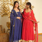 Bandhani Print Gota Anarkali