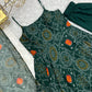 Bandhej Chiffon Flared Anarkali Gown with Dupatta