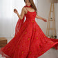 Bandhej Chiffon Flared Anarkali Gown with Dupatta
