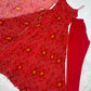 Bandhej Chiffon Flared Anarkali Gown with Dupatta