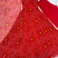 Bandhej Chiffon Flared Anarkali Gown with Dupatta