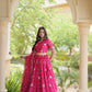 Bandhej Zari Gota Lehenga