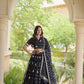 Bandhej Zari Gota Lehenga
