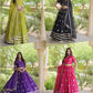 Bandhej Zari Gota Lehenga