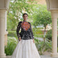 Bandhni Gamthi Peplum Lehenga Set