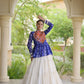Bandhni Gamthi Peplum Lehenga Set