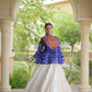 Bandhni Gamthi Peplum Lehenga Set