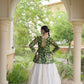 Bandhni Gamthi Peplum Lehenga Set