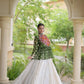 Bandhni Gamthi Peplum Lehenga Set