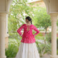 Bandhni Gamthi Peplum Lehenga Set