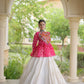 Bandhni Gamthi Peplum Lehenga Set