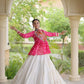 Bandhni Gamthi Peplum Lehenga Set
