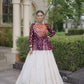 Bandhni Gamthi Peplum Lehenga Set