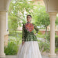 Bandhni Gamthi Peplum Lehenga Set